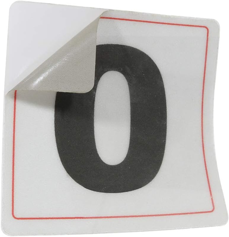 Aquatic Technology Adhesive Pool Depth Markers for Pool and Spas Feet (8.5 FT 10x6 4in Lettering) - Image 2